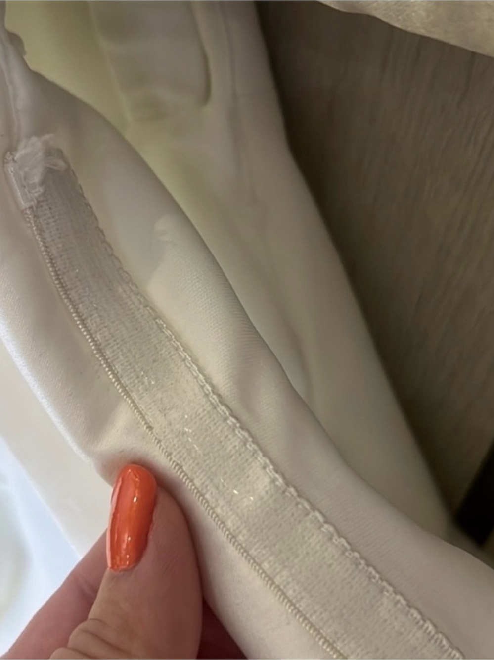 Adrianna Papell Off-Shoulder White Double-Breasted Women's Top - Picture 6 of 6